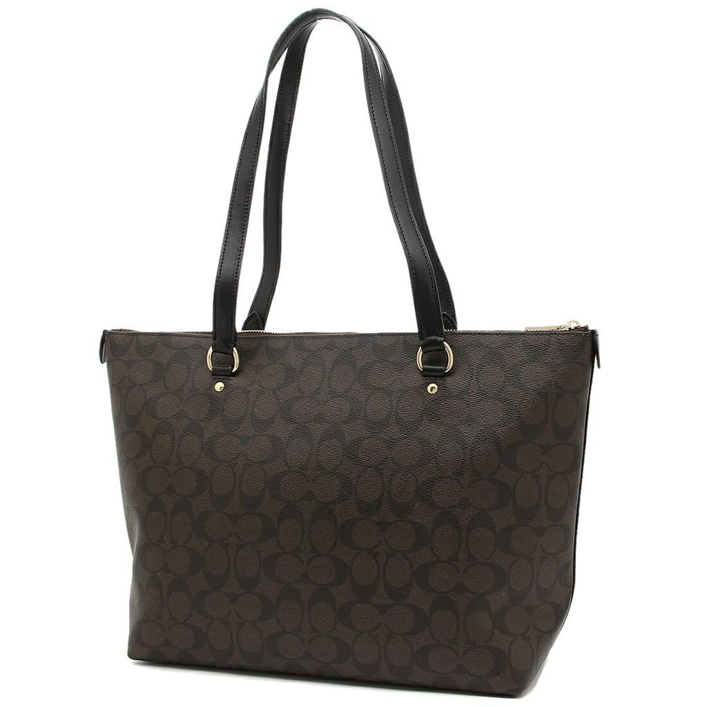 Bag F79609 Brown X Black Signature Gallery Tote Ladies [Coach] (Tote Bag) [Outlet Item] [Brand] [Item]