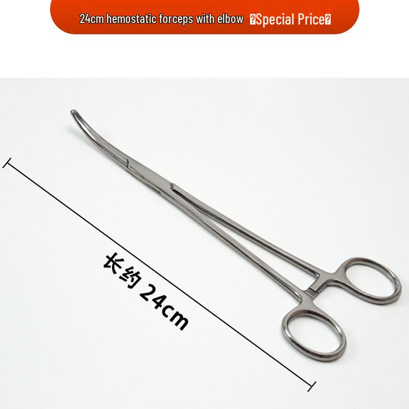 Stainless Steel Hemostatic Forceps - Straight/Curved Head, Surgical/Vascular Use, In Stock