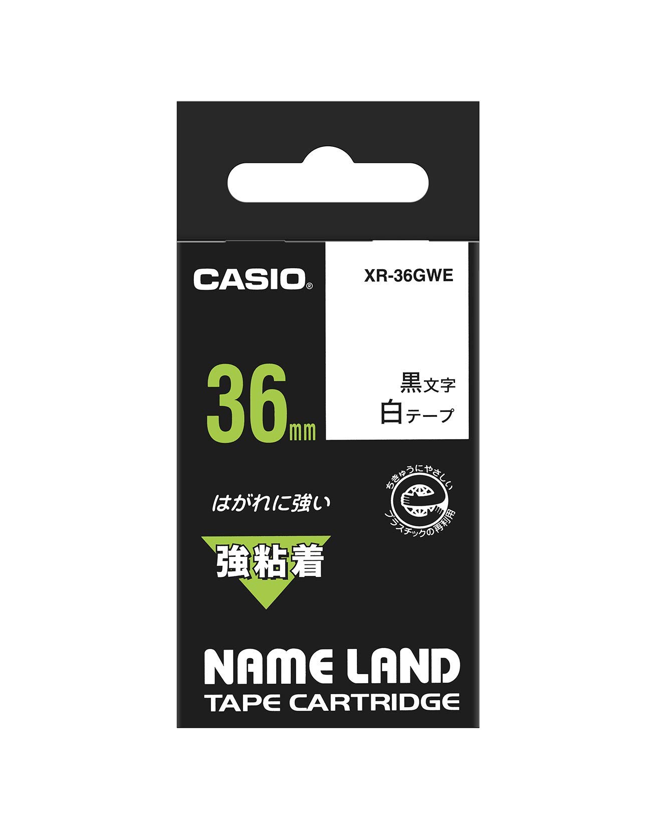 

Casio Label Writer Nameland Strong Adhesive Tape 36mm White XR-36GWE