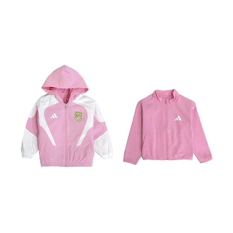 Детская розовая куртка Adidas для возраста 3-7 лет JN1747 152