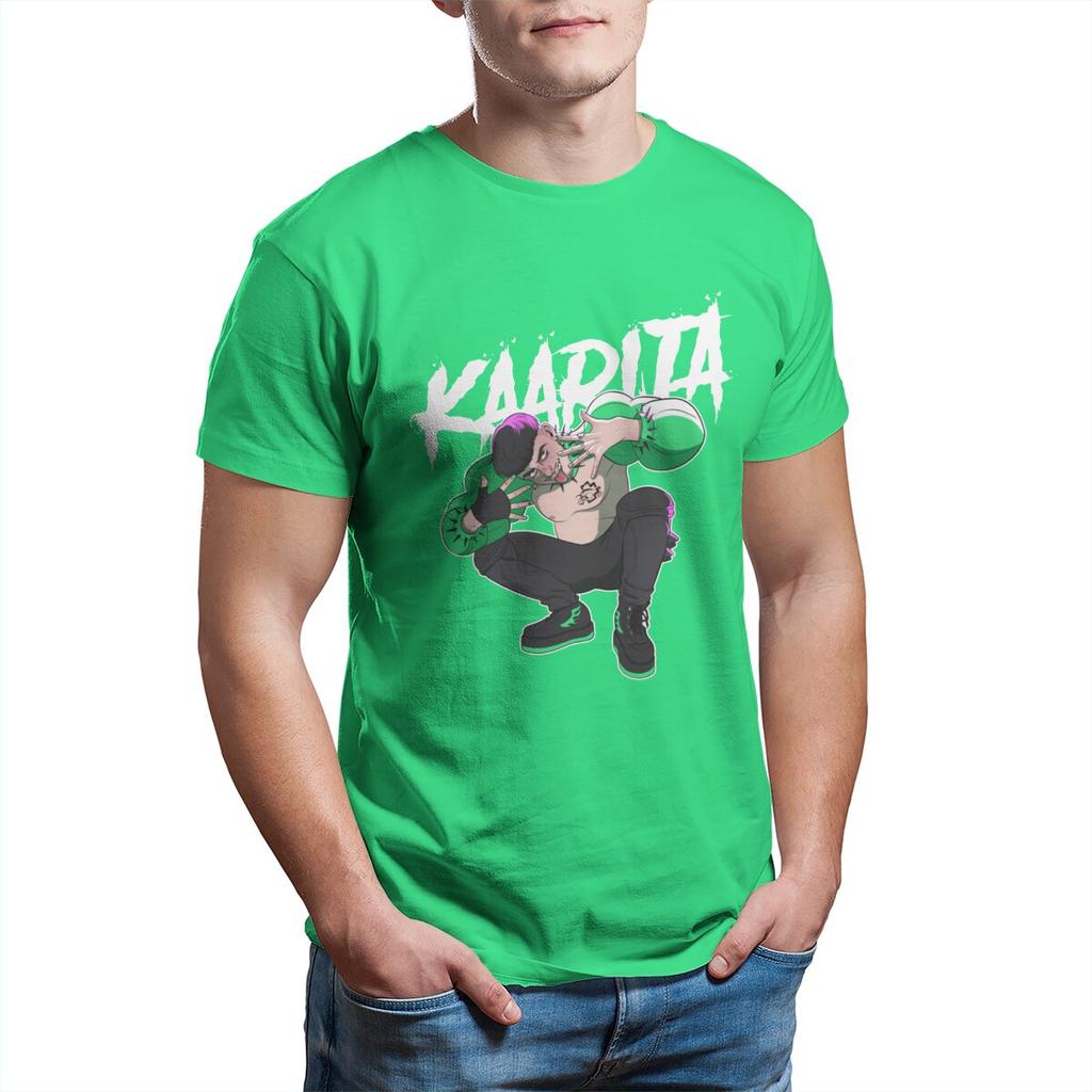 Kaarija Eurovision Cha Cha Cha Men's T Shirt  Leisure Tee Shirt Short Sleeve Crew Neck T-Shirt Cotton Classic Clothes