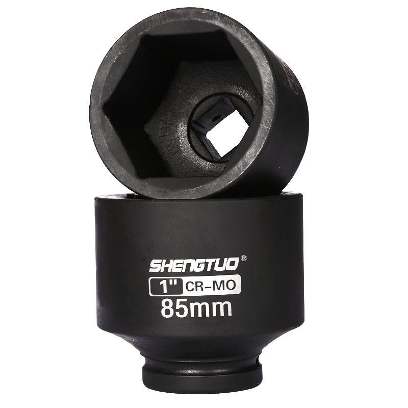 Heavy-Duty 1-Inch Extended Pneumatic Air Impact Socket for Wheel Axle Removal