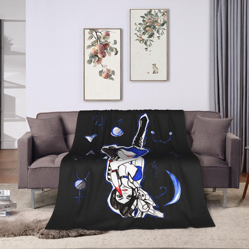 Dark Alice Madness Returns Game Plush Blanket Flannel Throw Blanket For Couch Bed Warm Soft Design Quality Bedspread