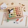 Children's Wooden Magnetic Fishing Toy - Learn English Alphabet & Word Spelling Fun