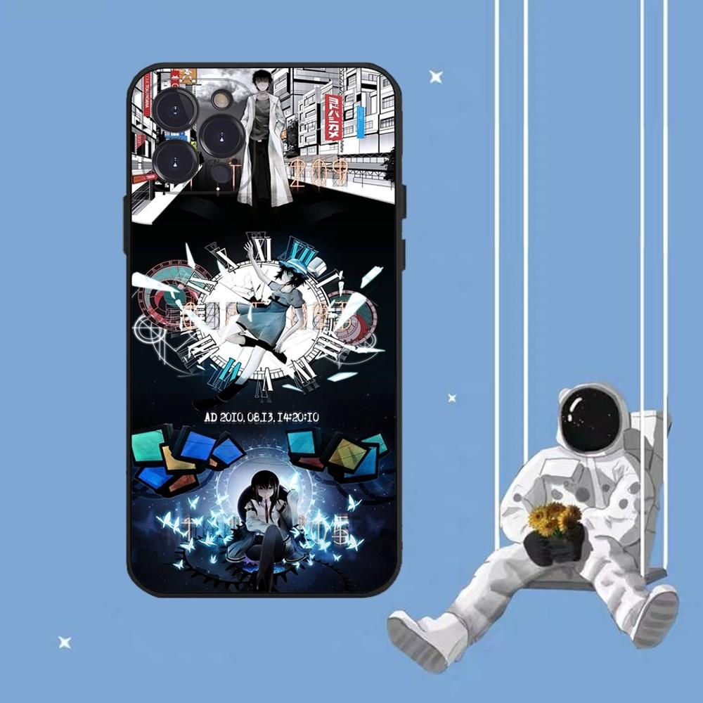 Steins Gate Phone Case For iPhone 14 11 12 13 Mini Pro XS Max Cover 6 7 8 Plus X XR SE 2020 Funda Shell