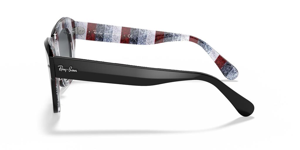 Sunglasses 0RB2186 STATE STREET 13183A LIGHT GREY GRADIENT BLUE 49 Ray-Ban