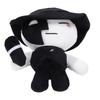 7.9 Inch Artful Plush Soft Stuffed Game Collectible Doll Black White Gaming Character Stuffed Plush Toy
