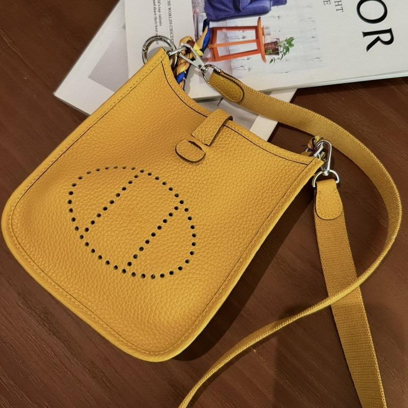 New Casual Bag Leather First Layer Cowhide Small Square Bag Tote Bag Portable Shoulder Messenger Women's Bag