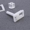 2 Set 39x39mm Toilet Seat Screws Plastic Long Lasting Easy to Use Fixing Hardware
