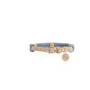 Dog Collar MALIA Blue S/M 35-44 Cm
