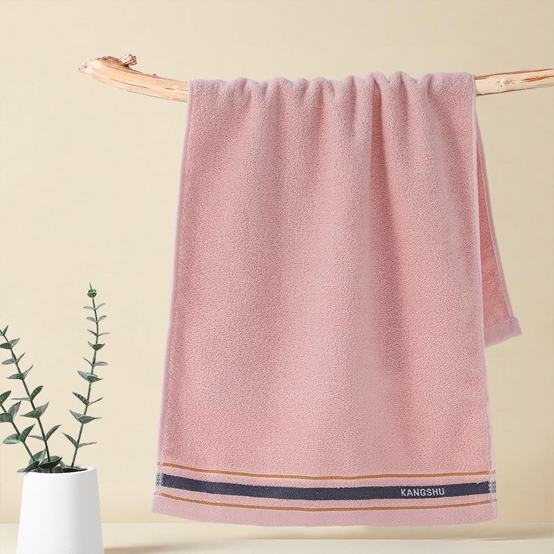 Gaoyang Dickes Reines Baumwoll-Weiches Wasserabsorbierendes Handtuch, Einfarbig, Erwachsenen-Waschlappen