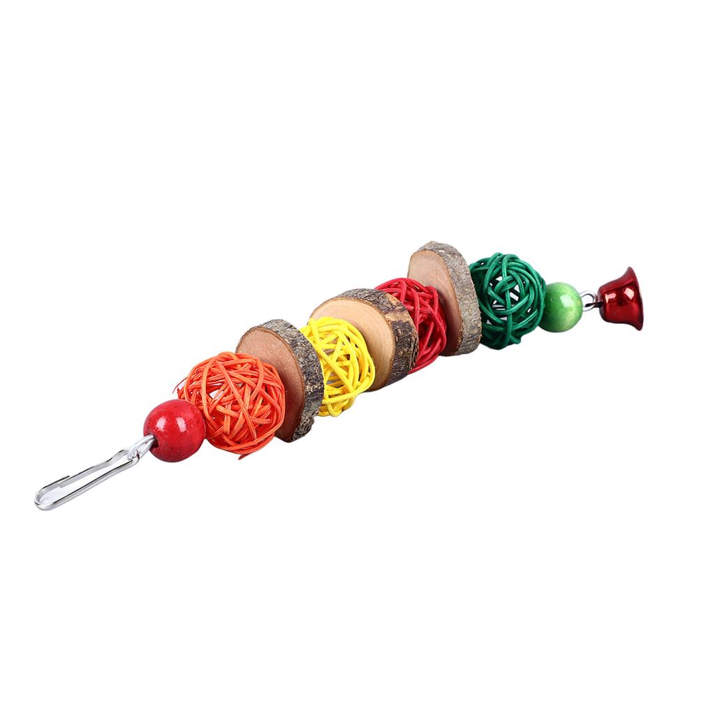 Parrot Chewing Toys Safe Corn Husk Cage Toys Interesting Anxiety Reduction Hanging Toys for Birds Hamsters Rabbits