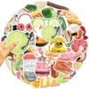 50 Cartoon Creative Fun Stickers Personalized Decorative Guitar Notebook Suitcase DIY Waterproof Stickers
