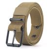 Versatile Simple Nylon Canvas Braided Belt Casual Luxury Design Weave Waist Band Pin Buckle Waistband For Man
