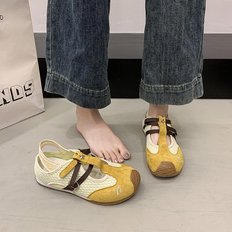 Masu Same Model, New Mesh Breathable Fashion Sandals In Summer 2025, Flat-bottomed Versatile Casual Shoes, Sports Shoes