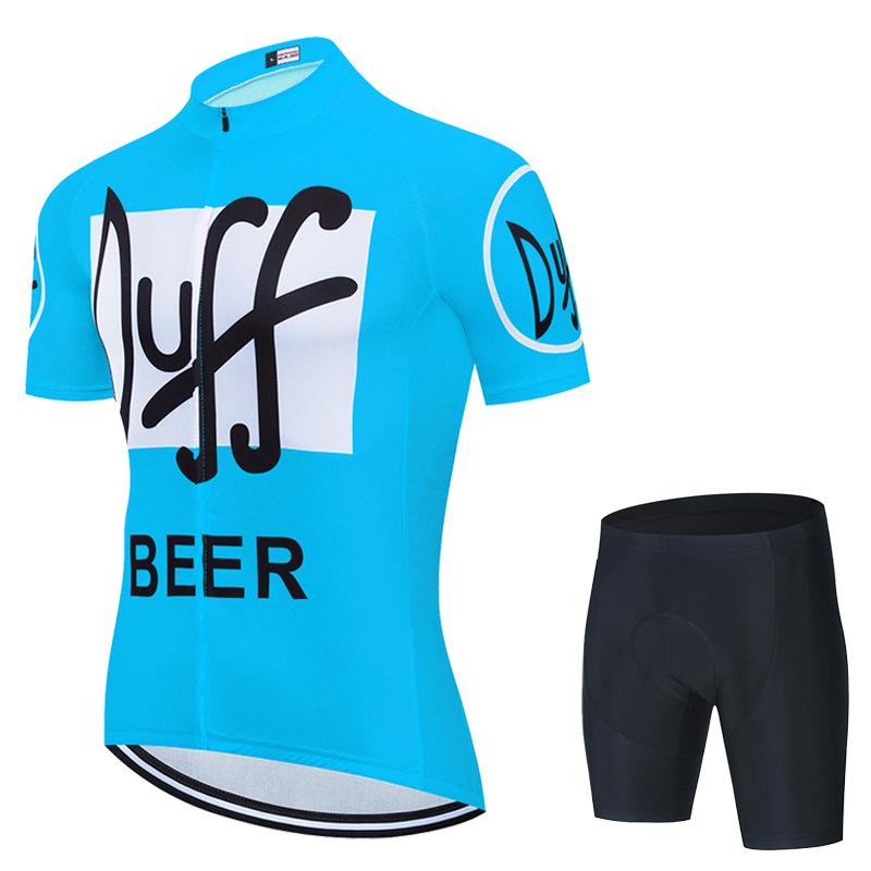 Cycling Suit Zipper Short Sleeve Spring And Summer Bicycle Riding Thin Bicycle Downhill Suit Cycling Suit Set