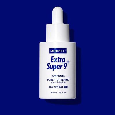 Extra Super 9 Plus Ampułka Zwężająca Pory 40ml/ Zwężająca Pory, Nawilżająca, Kosmetyki Koreańskie, Kbeauty