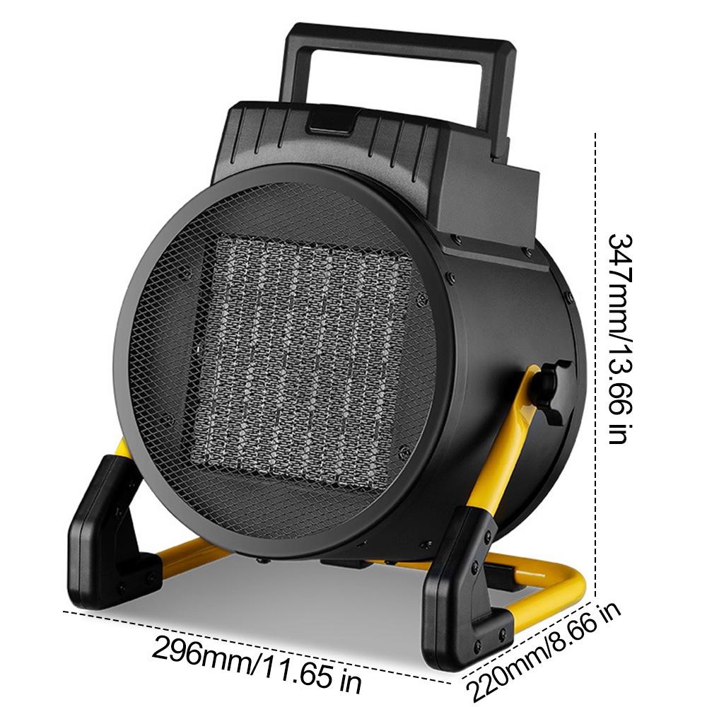 220V 3000W Heater Industrial Electric Heater Air Blower Garage Space Heating Equipment Adjustable