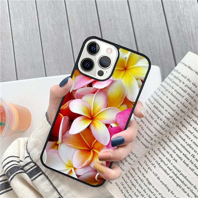 Tropical Paradise Hawaiian Flower Cover For iPhone 17 Air 15 16 14 13 12 Pro Max 11 Pro Max Plus Phone Case Coque