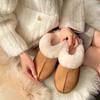 [AMANNORR] Mao Mao slippers women's new autumn and winter platform snow boots bag head outdoor half-tray cotton shoes