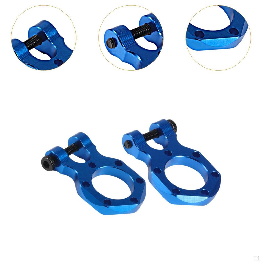 2 Pieces RC Car Tow Hook Horseshoe Buckle Aluminum Alloy for 1/10 Scale Crawler Truck Upgrade