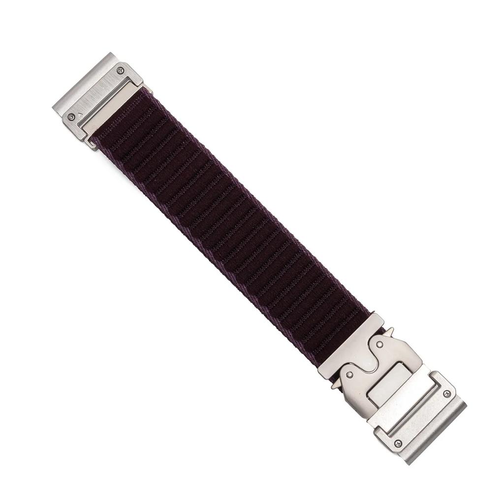 26 mm Nylon Loop-rem för Garmin Fenix E 8 47 mm 7 7X Pro/6X 6XPro/Enduro 3 2/Epix Pro Gen 2 51 mm Quickfit-armband Sportband