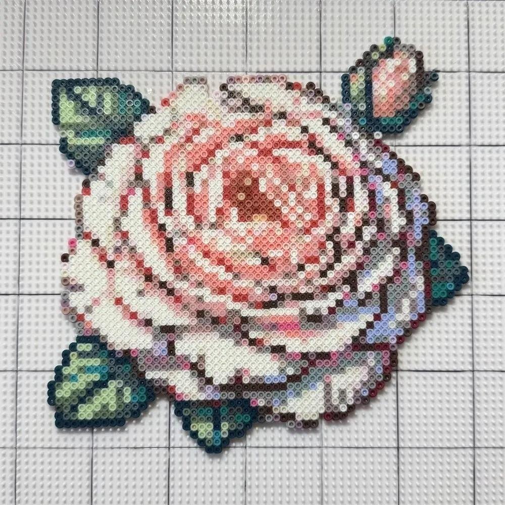 Quadratische Bügelperlen Steckplatten DIY Puzzle machen 52*52 Stifte/104x104 Stifte Perler Hama Perlen Hitzebeständig Handgemachtes Handwerk Dekoration
