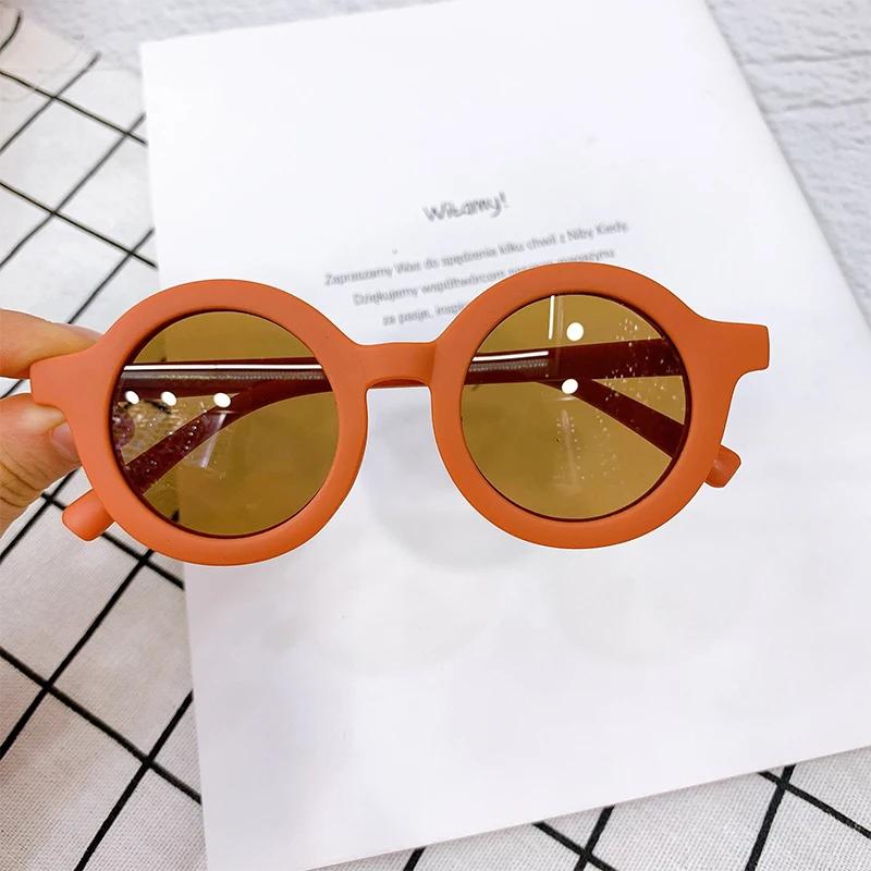 Korean Adorable Round Sunglasses for Children Girls Boys Children's Sun Eyeglasses UV400 Protection De Sol Gafas Eyewear