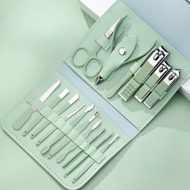 4/10/16 STÜCKE Professionelles Maniküre- & Pediküre-Set Edelstahl Nagelpflege-Set Reise-Maniküre-Set