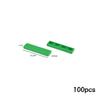 Non-Toxic 100Pcs Diy Building Blocks Thin Figure Bricks Smooth 1X4 Dots Educational Creative Toys For Children Size Compatible With 2431
