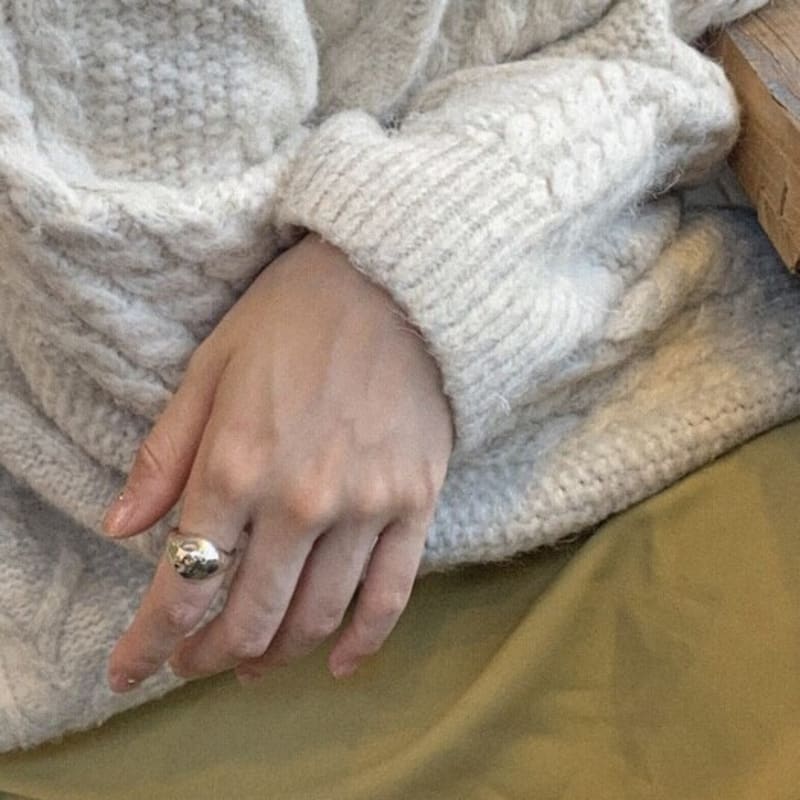 Neateun Melting Dome Ring