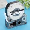 Label Tape Ribbon for KING JIM EPSON Printer Printing Paper Office Supply(12mm black on white)