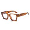 Yellow Square Glasses For Ladies Stylish Oversized Clear Lens Eyeglasses Female Vintage Big Frame Computer Safety Glasses Eye Glasses Spectacle