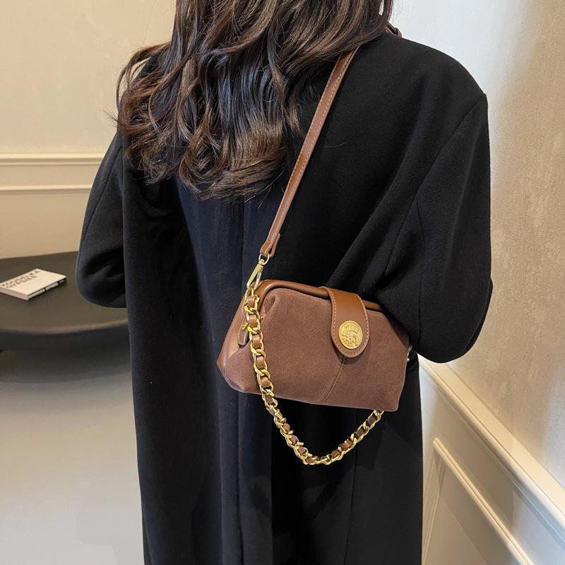 Small bag women's new summer matte chain doctor bag high-end niche shoulder messenger bag