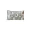Christmas Green Pillowcase 11.81 X 19.68 Inches Christmas Tree With Snowflakes Throw Pillowcase