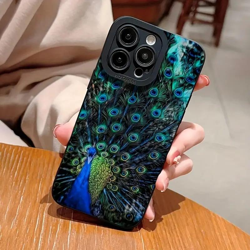 Peacock Spreads His Wings Graphic Pattern Case for Samsung Galaxy S24Ultra S23 FE S22 S21 Plus A54 A34 A14 A53 A33 A15 A55 Cover