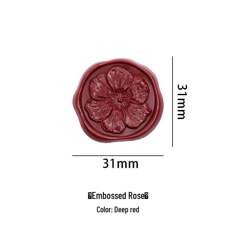 Wax Seal Stamp Kit: Embossed Stamp, Sealing Wax, Stickers for Envelopes, Postcards, Love Letters, and Gifts