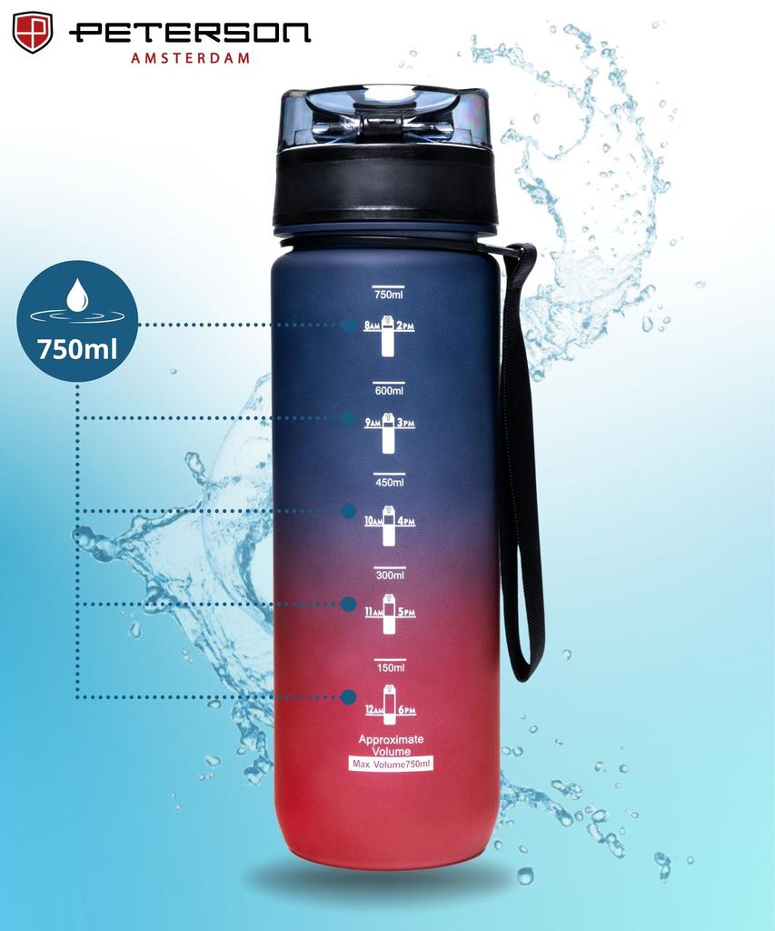 Bottle 750ml PTN HY-001-750-9522 Purple-Red