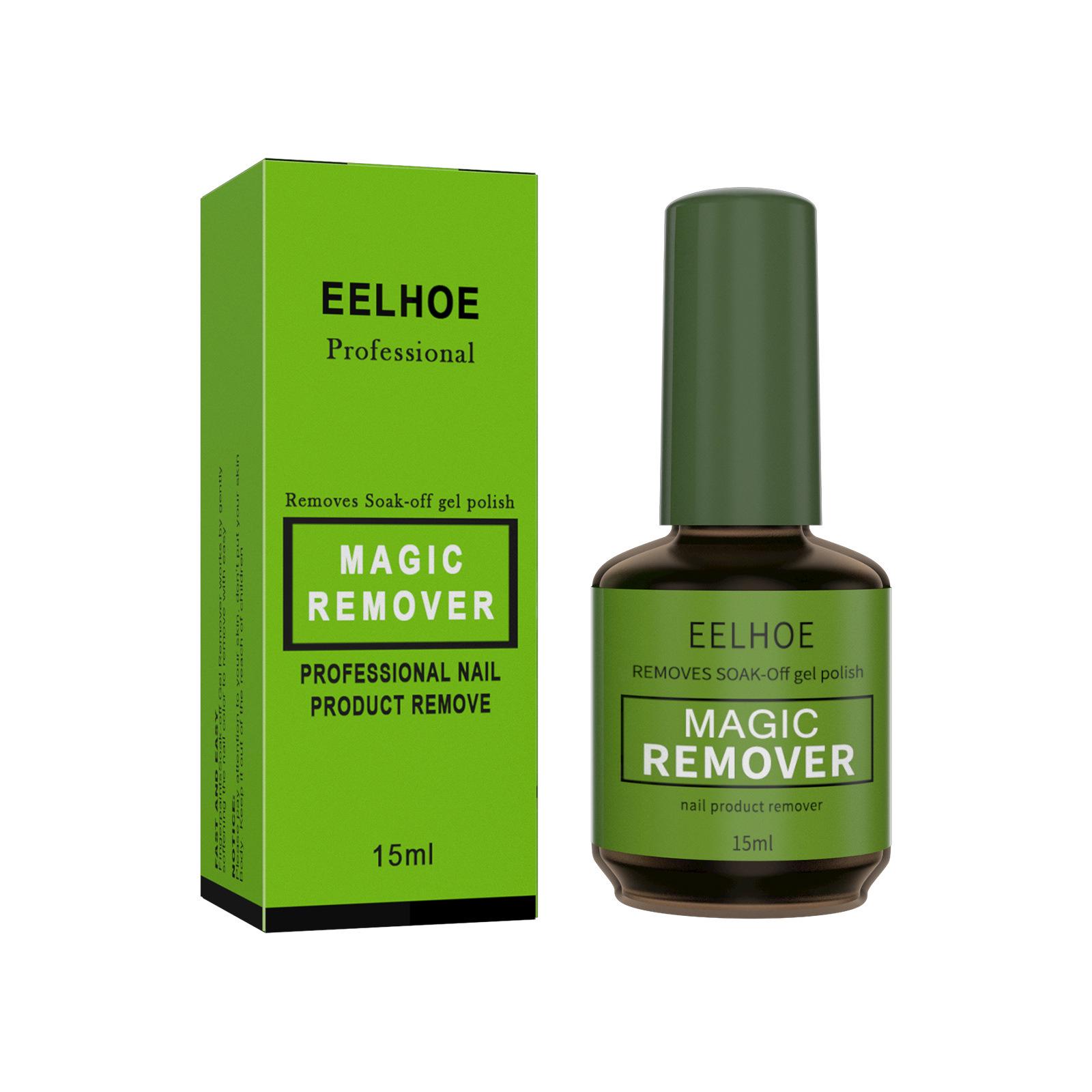 EELHOE Quick Gel Nail Polish Remover - Gentle, Non-Damaging Formula for Easy Removal, Ideal for Lazy Users & Nail Salons.