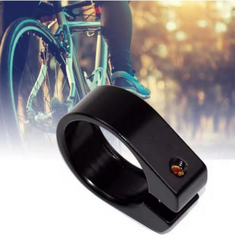 Aluminum Alloy Bicycle Seatpost Clamp Seat Tube Clamp MTB Bike Seat Tube Clip Bike Parts Bike Saddle Seat