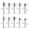 Double Cut Carbide Rotary Burr Set - 10 Pcs 1/8" Shank, 1/4" Head Length Tungsten Steel for Woodworking,Drilling, Metal Carving, Engraving, Polishing
