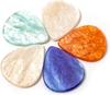 Alljita Acoustic Electric Guitar Ukulele and Bass Pearl Guitar Picks 2.75mm Thick Assorted Colors 50 Pcs Set
