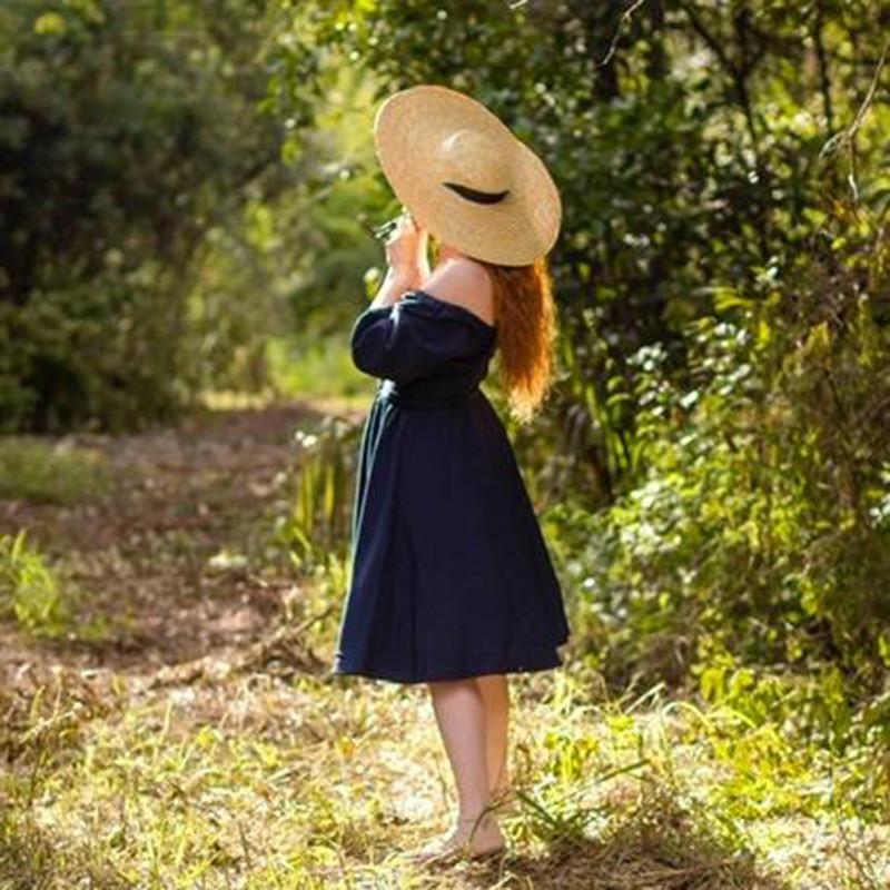 Straw Hat Summer Girl Fashion Wide Brim Breathable Sun Shade For Beach Vacation
