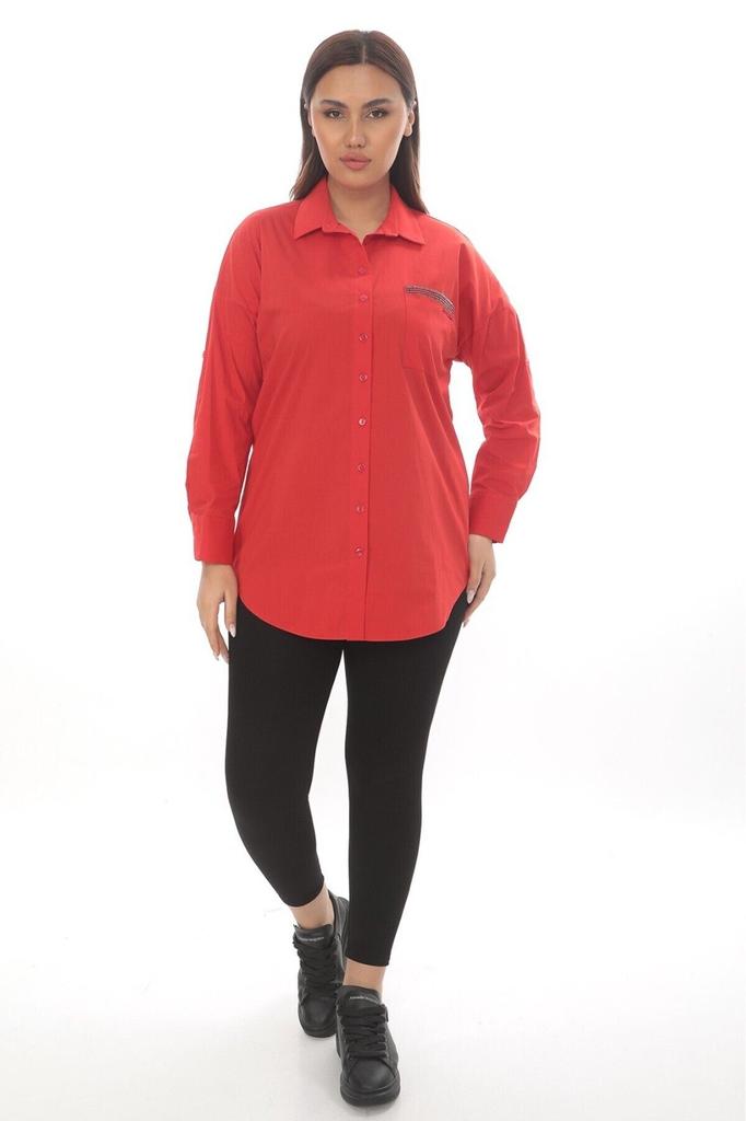 Women's Style Plus Size Shirt Summer Cotton Shirt L-Xl-2Xl-3Xl Size