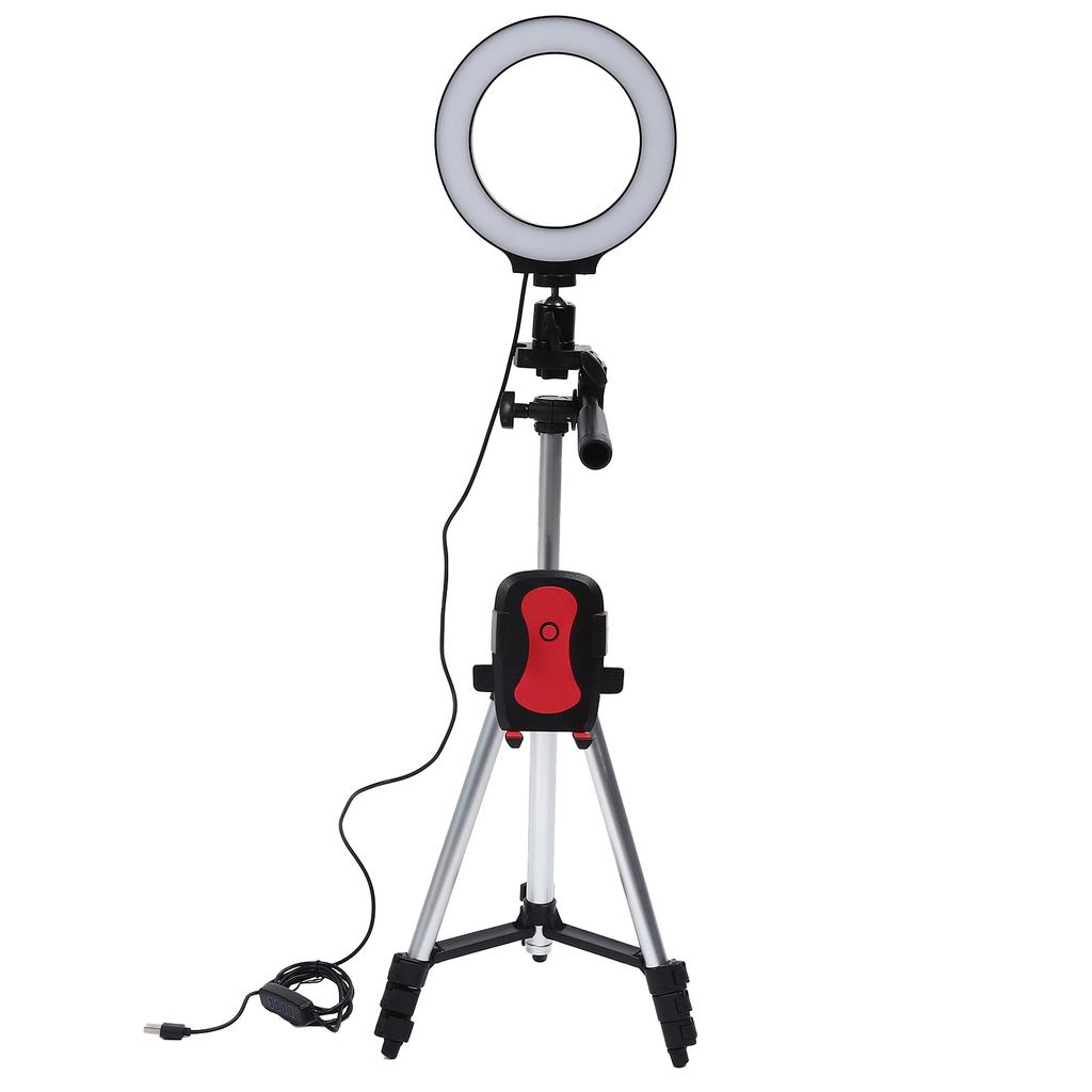 6.2in Dimmable LED Ring Light Photography Fill Light with Tripods and Mobile Phone Holder