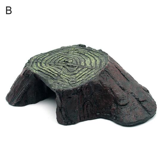 

Tortoise Resin Terrace Reptile Climbing Platform Fish Tank Landscaping Ornaments B