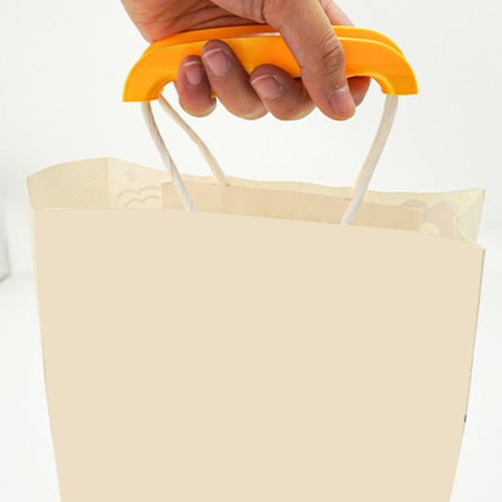 1/2 Peças Suporte para Sacola de Compras Design Ergonômico Dispositivo Portátil Antibeliscão Ferramenta de Alívio de Pressão nos Dedos Assistente de Sacola de Compras