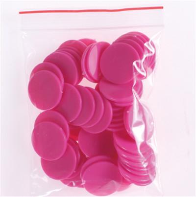 100Pcslot 25Mm Plastic Poker Chips Casino Bingo Markers Token Fun Family Club Board Games Toy Creative Gift 9 Colours