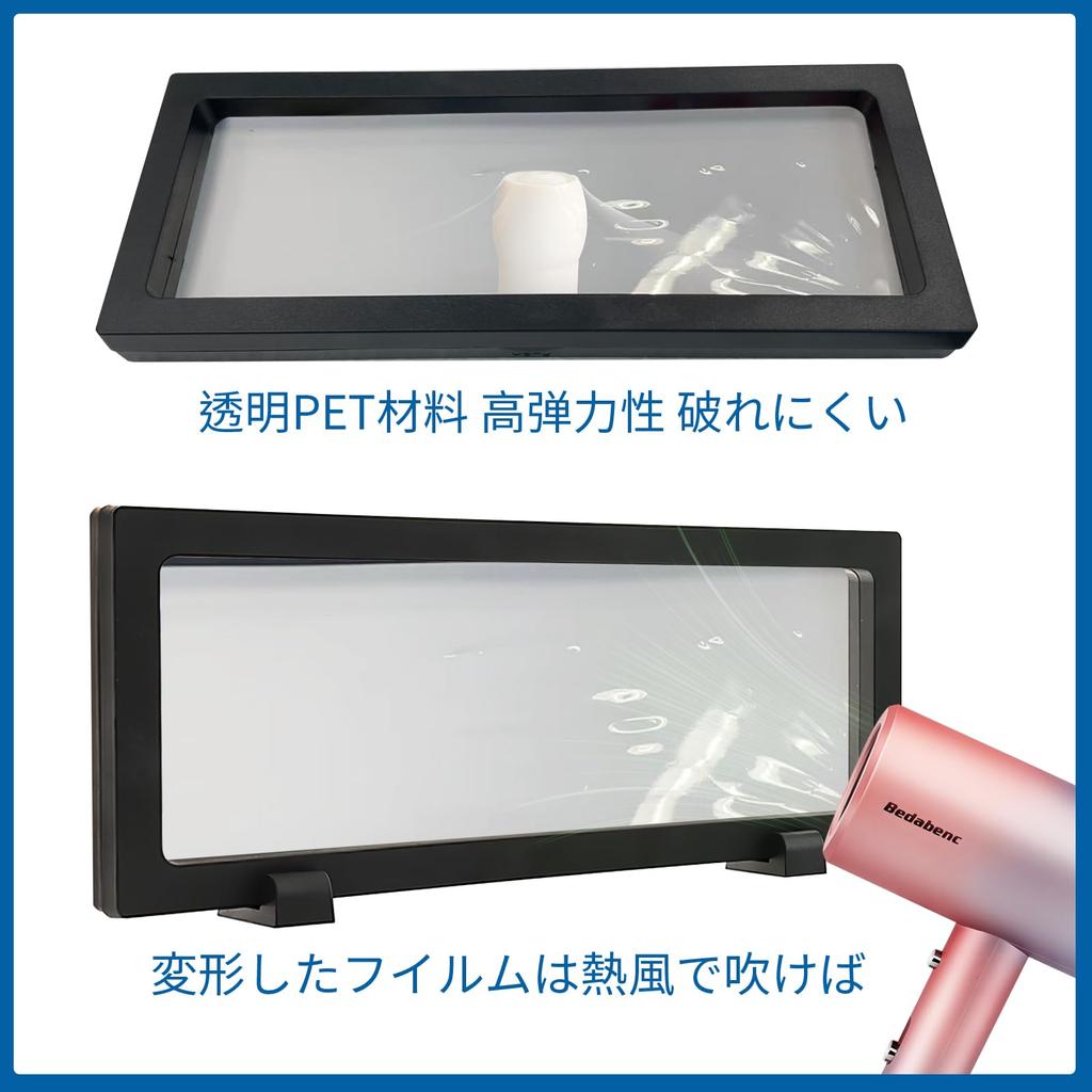 Set of 5 Rubber Strap and Acrylic Keychain Storage and Display Stands – Durable, Highly Transparent Badge Display Case with Removable Base, Stylish