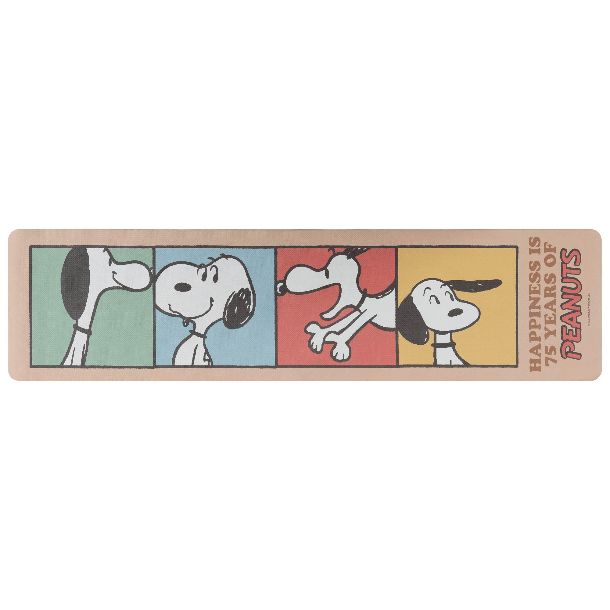 

Senko Snoopy PVC Kitchen Past 45 x Character Snoopy 75th 50085 Mat, Snoopy, Approx. 180cm, Beige, Anniversary, бежевый
